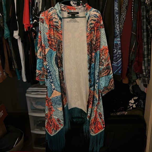 Android Jones Tiger Swallowtail Kimona - Picture 3 of 5